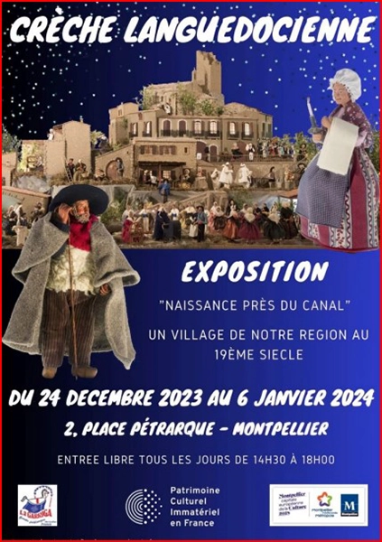 Crèche Languedocienne du 24 décembre au 06 janvier 2024