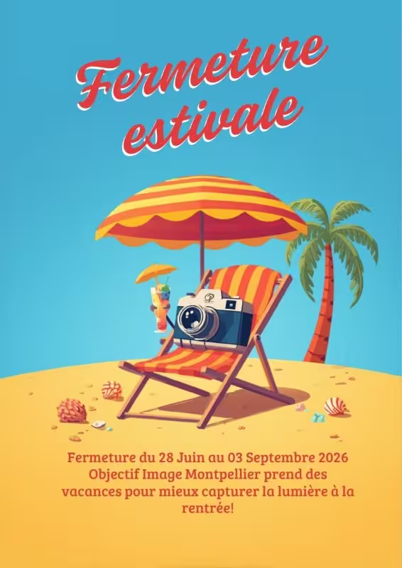 Affiche fermeture club photo (été 2026)